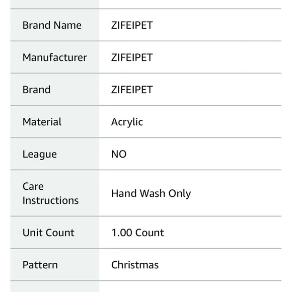 Small Dog Christmas Sweater - Picture 4 of 7